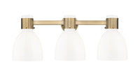 Downtown Urban Bath Vanity Light Cast Brass