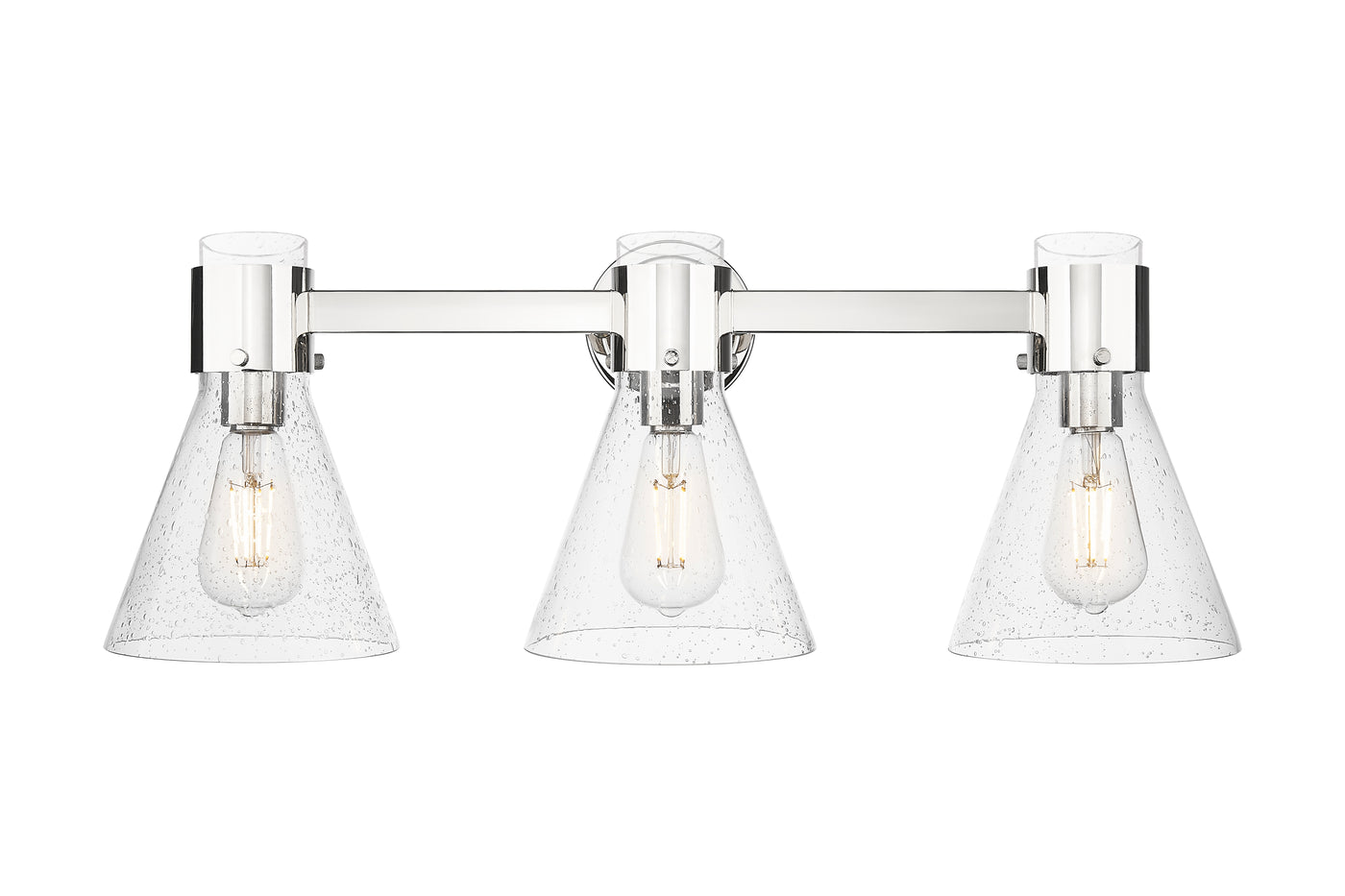Downtown Urban Bath Vanity Light Brass Glass