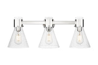 Downtown Urban Bath Vanity Light Brass Glass