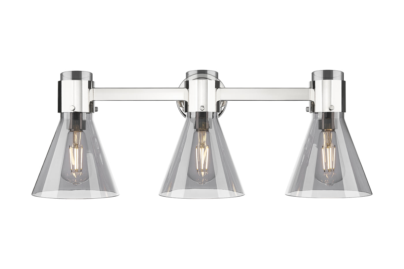 Downtown Urban Bath Vanity Light Brass Glass