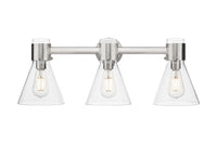 Downtown Urban Bath Vanity Light Brass Glass