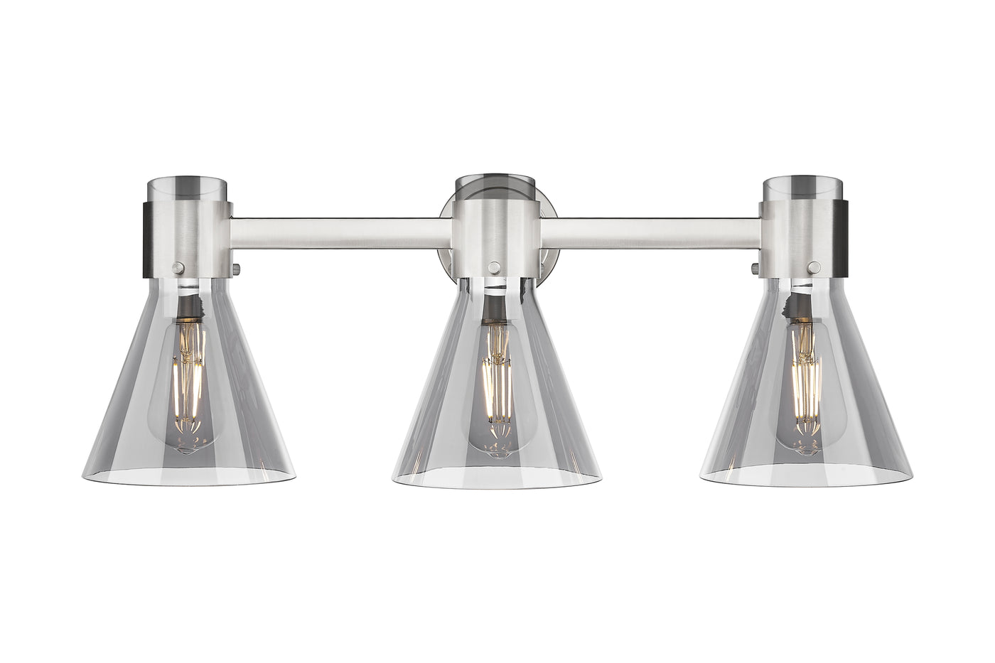 Downtown Urban Bath Vanity Light Brass Glass