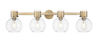 Downtown Urban Bath Vanity Light Cast Brass