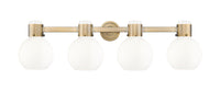 Downtown Urban Bath Vanity Light Cast Brass