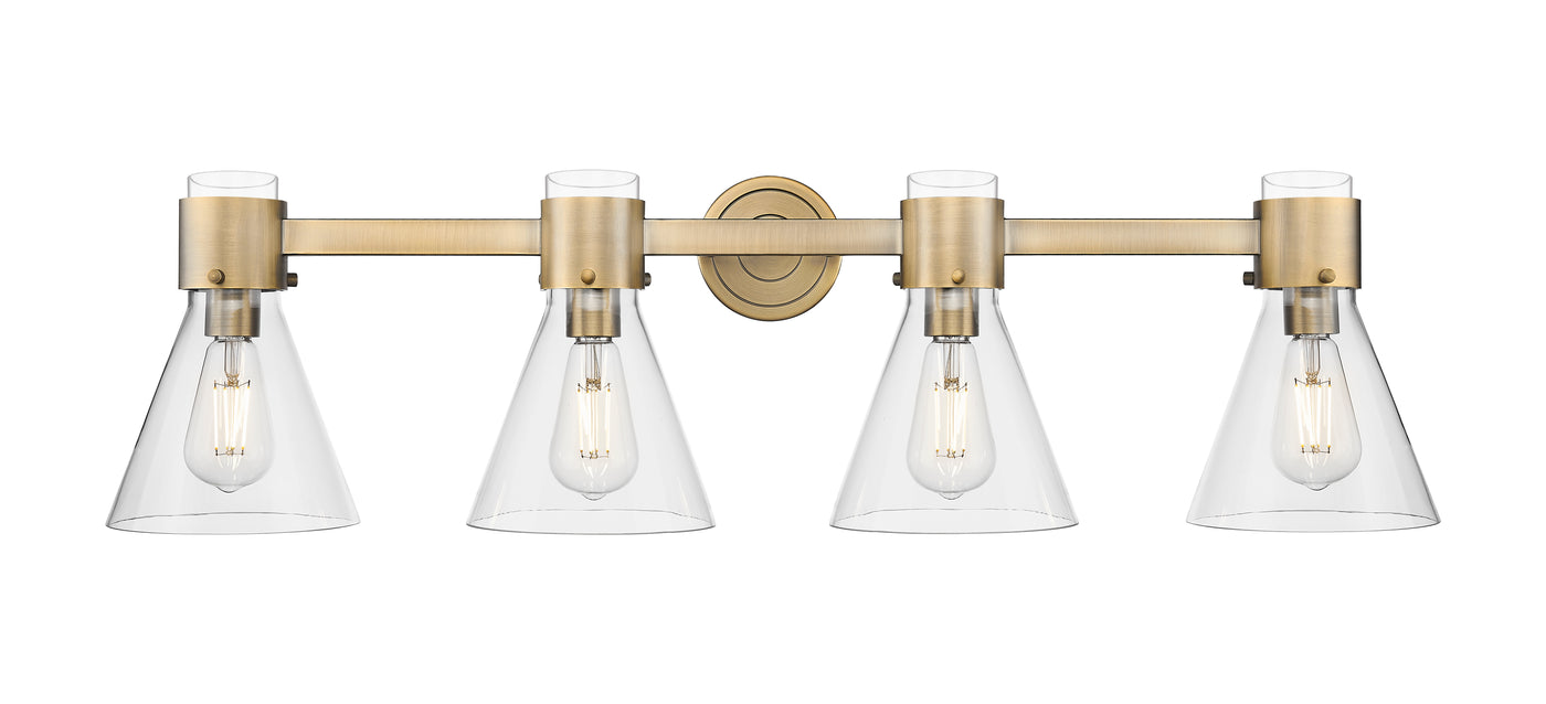 Downtown Urban Bath Vanity Light Cast Brass