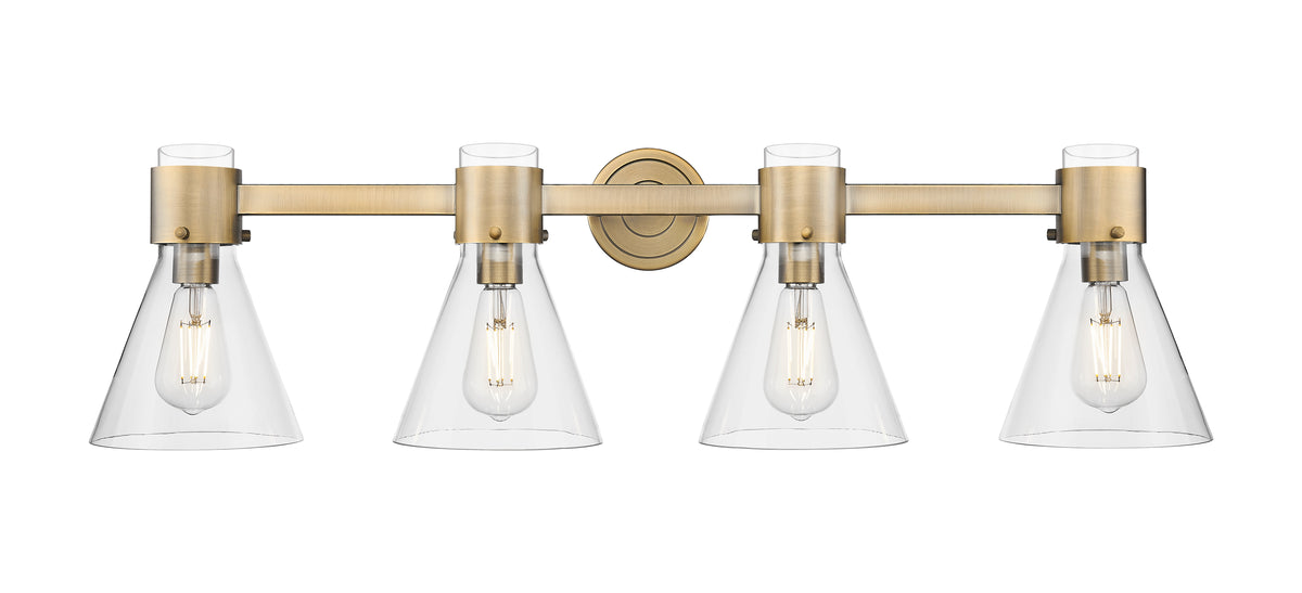 Lawton Cone 27-Inch 4-Light Bath Vanity Light