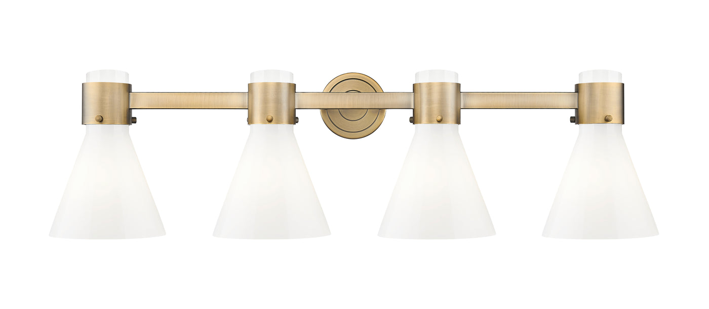 Downtown Urban Bath Vanity Light Cast Brass