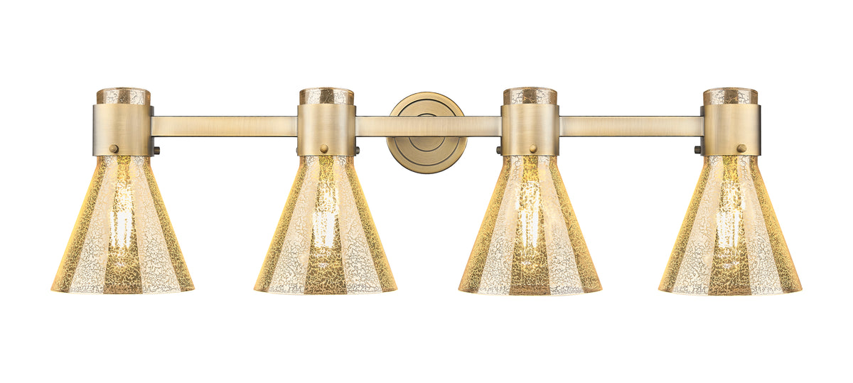 Lawton Cone 27-Inch 4-Light Bath Vanity Light