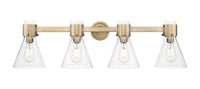 Downtown Urban Bath Vanity Light Cast Brass