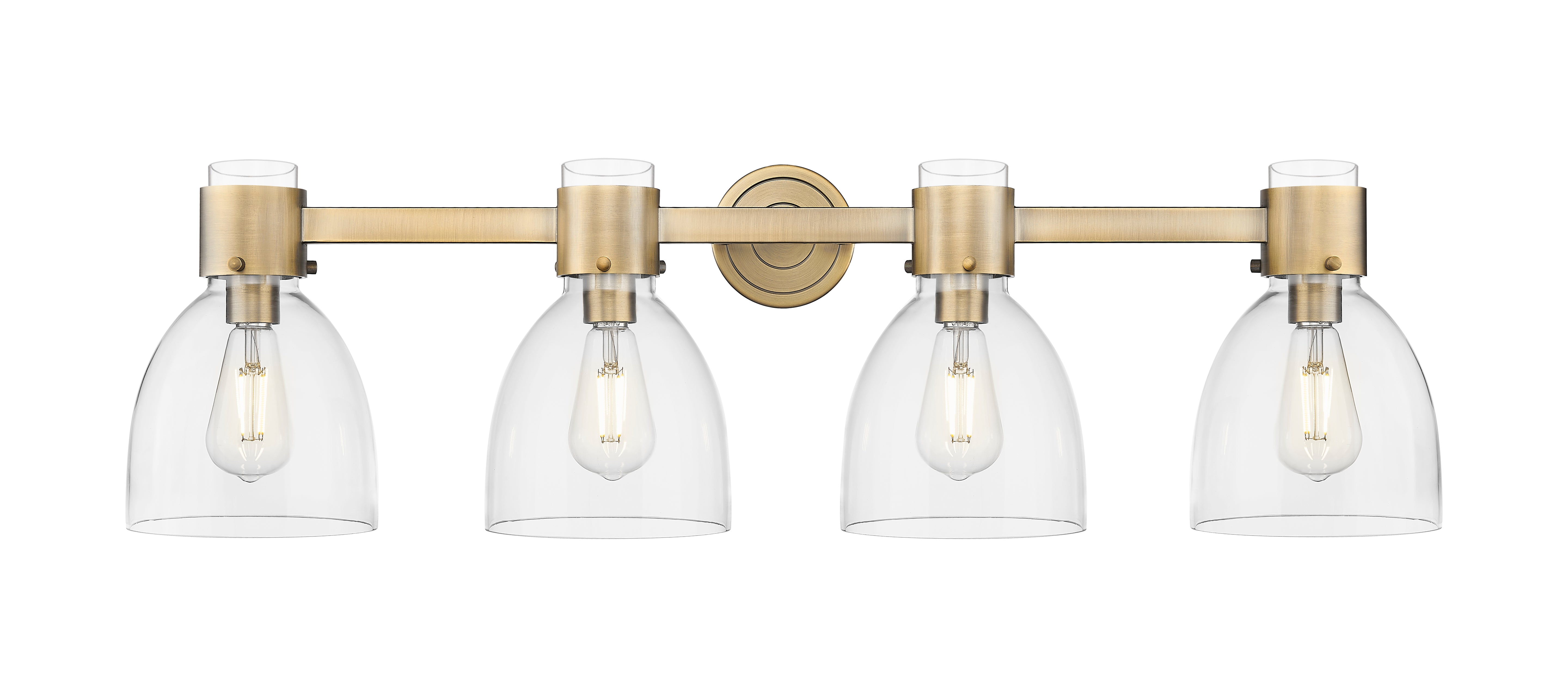 Downtown Urban Bath Vanity Light Cast Brass