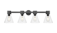 Downtown Urban Bath Vanity Light Cast Brass