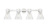Downtown Urban Bath Vanity Light Cast Brass