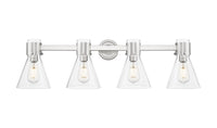 Downtown Urban Bath Vanity Light Cast Brass