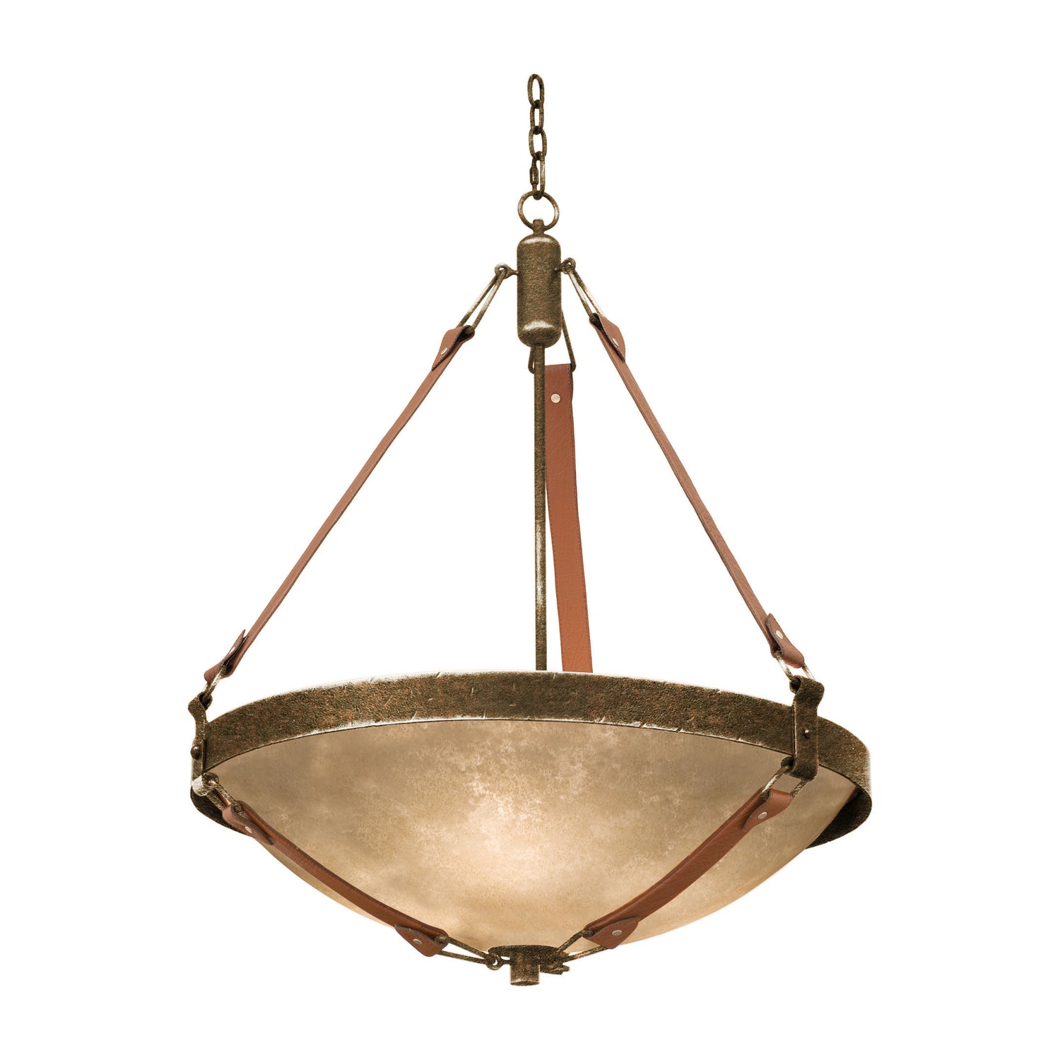 34'' Rodeo Drive 6 Light Antique Copper Chandelier