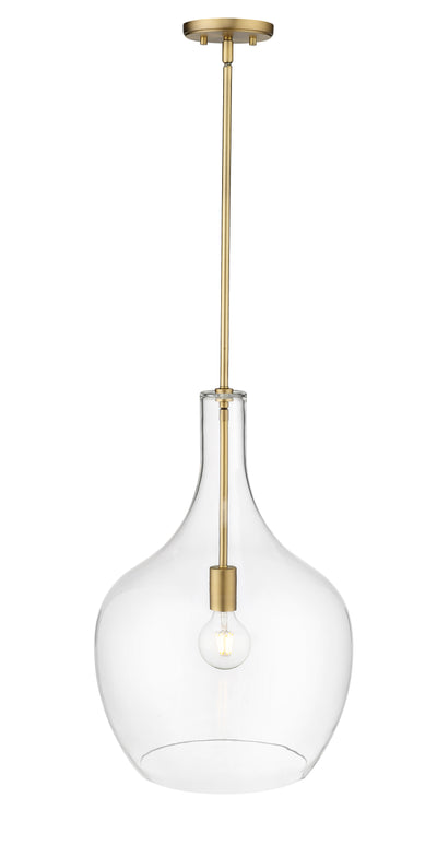 22'' Lamara Vintage Brass 1 Light Pendant