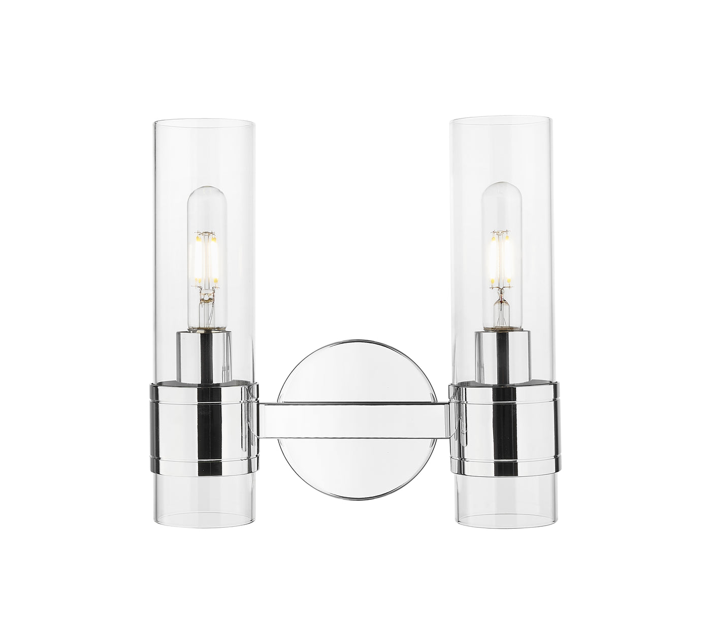 Downtown Urban Sconce Cast Brass Glass