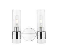 Downtown Urban Sconce Cast Brass Glass