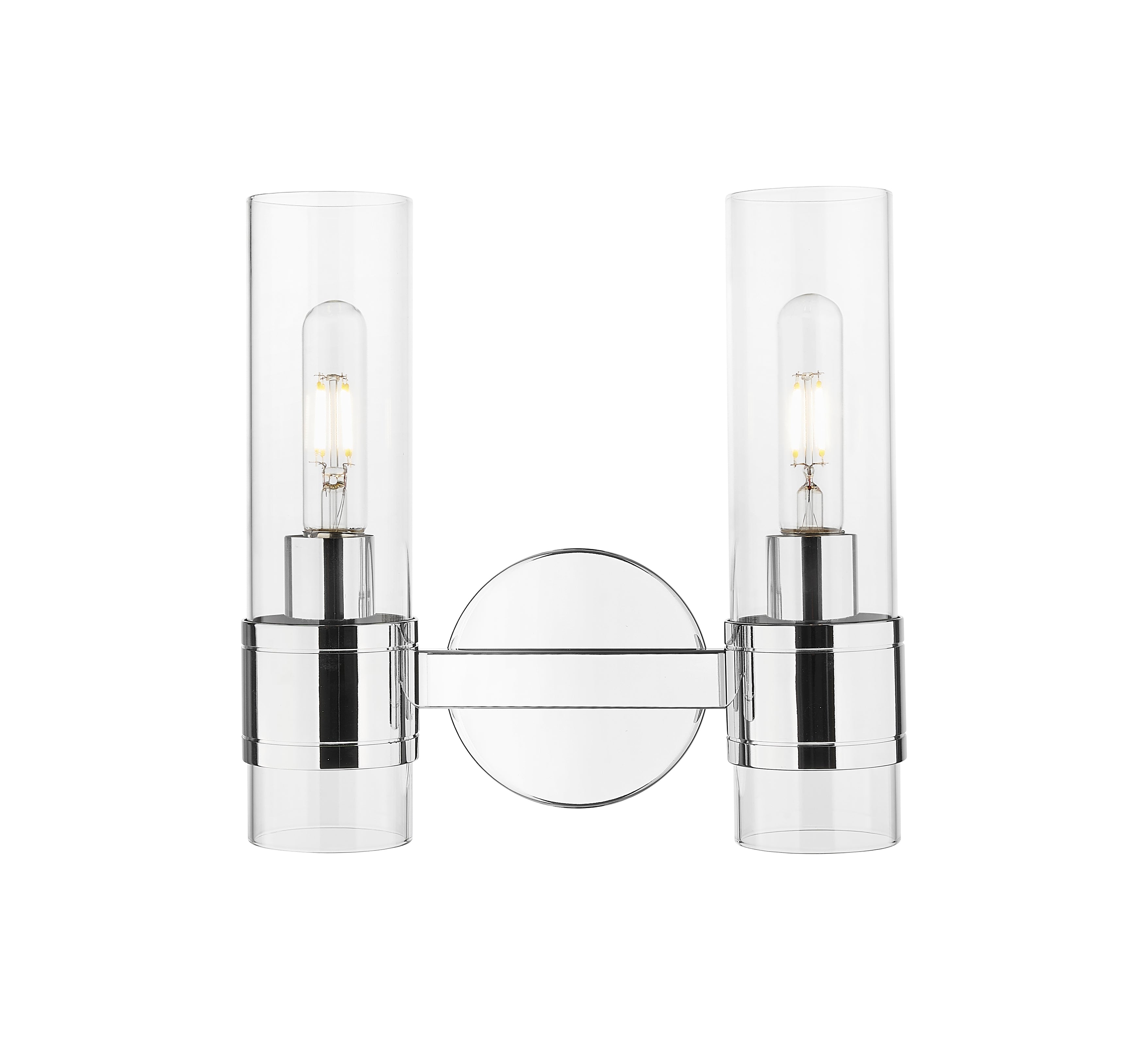 Downtown Urban Sconce Cast Brass Glass