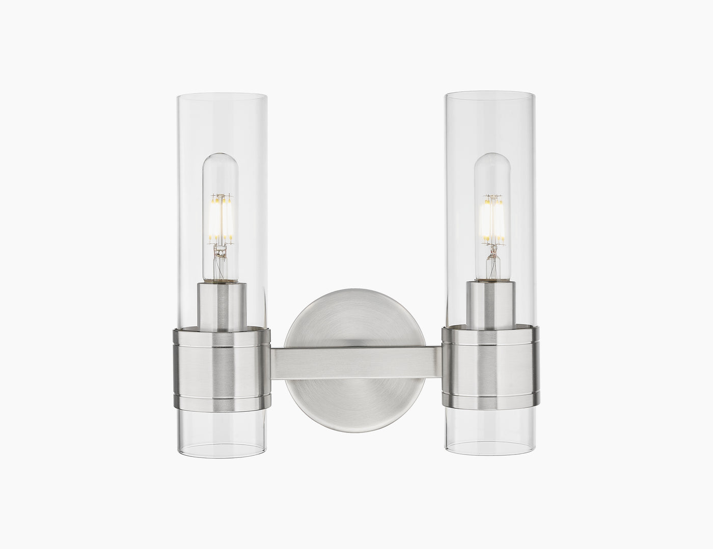 Downtown Urban Sconce Cast Brass Glass