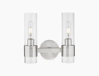 Downtown Urban Sconce Cast Brass Glass