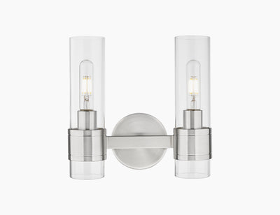 Downtown Urban Sconce Cast Brass Glass