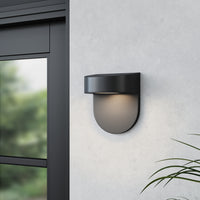 4.87''  Powder Coated Black 1 Light Wall Sconce
