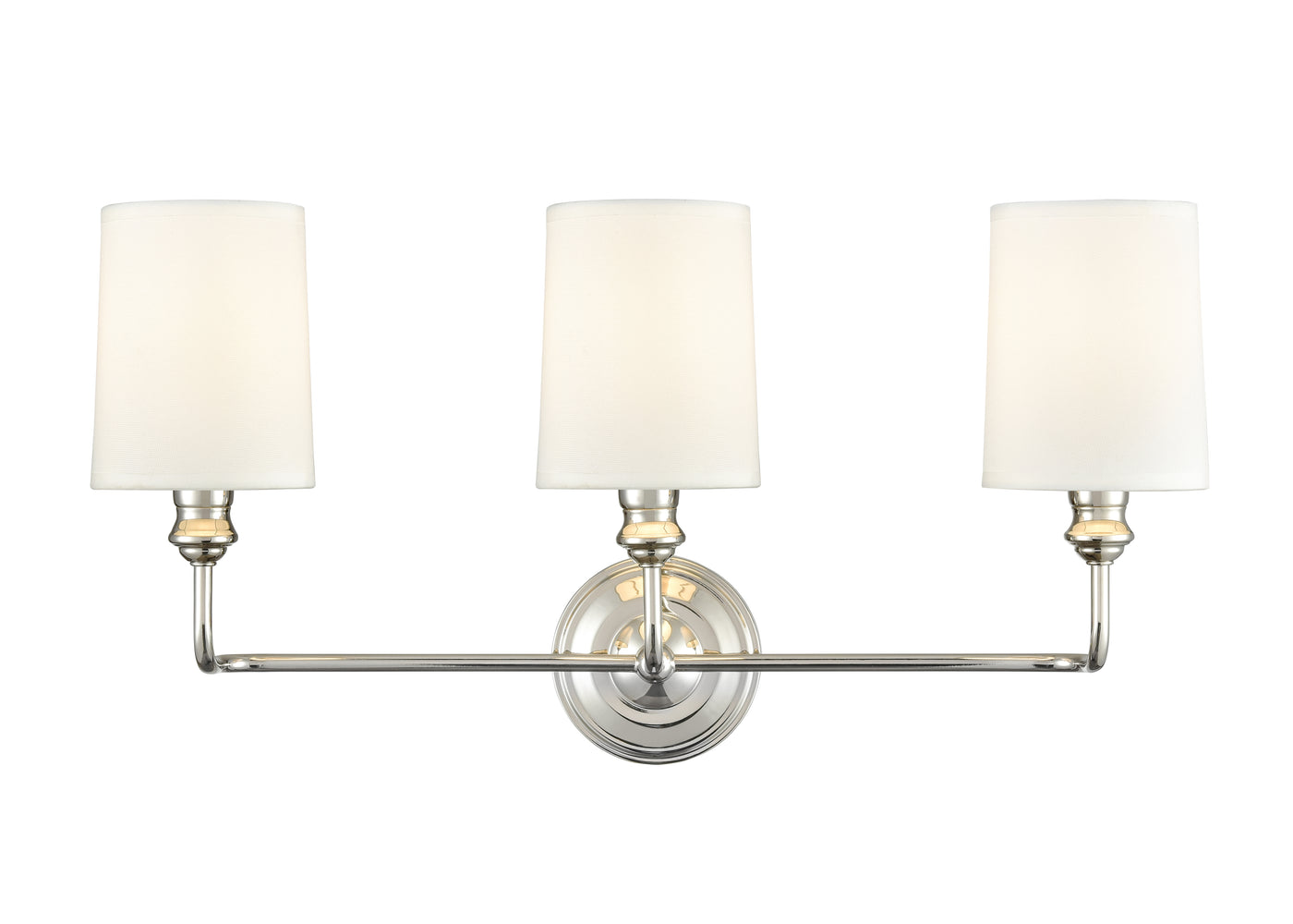 22'' Leena Polished Nickel 3 Light Bath Vanity