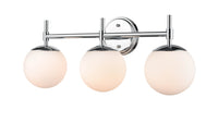 24''  Chrome 3 Light Bath Vanity