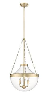 29.4'' Clarra Modern Gold 3 Light Pendant