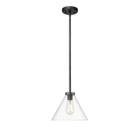 8.25'' Aliza Matte Black 1 Light Pendant