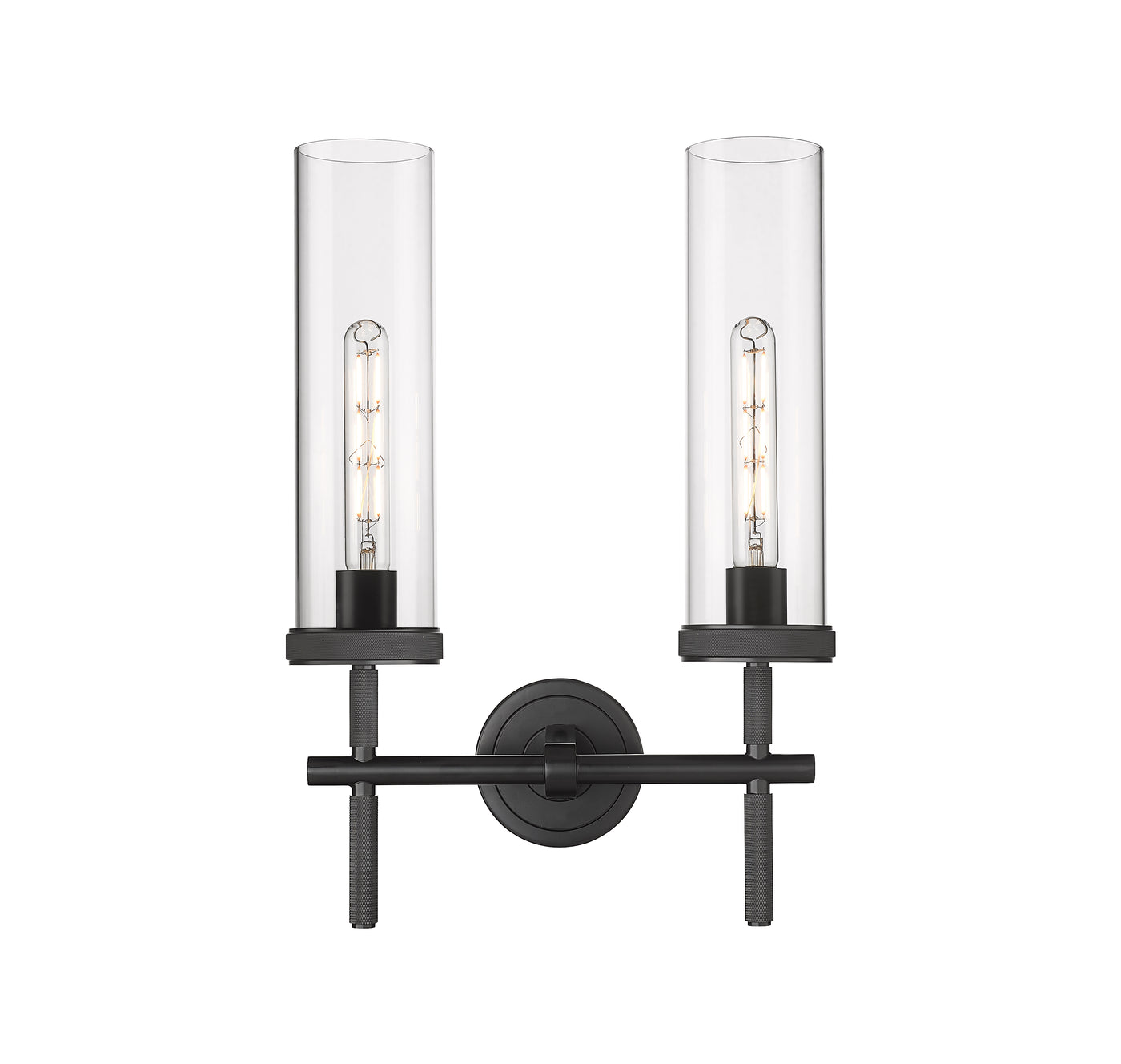 Downtown Urban Sconce Cast Brass Finish