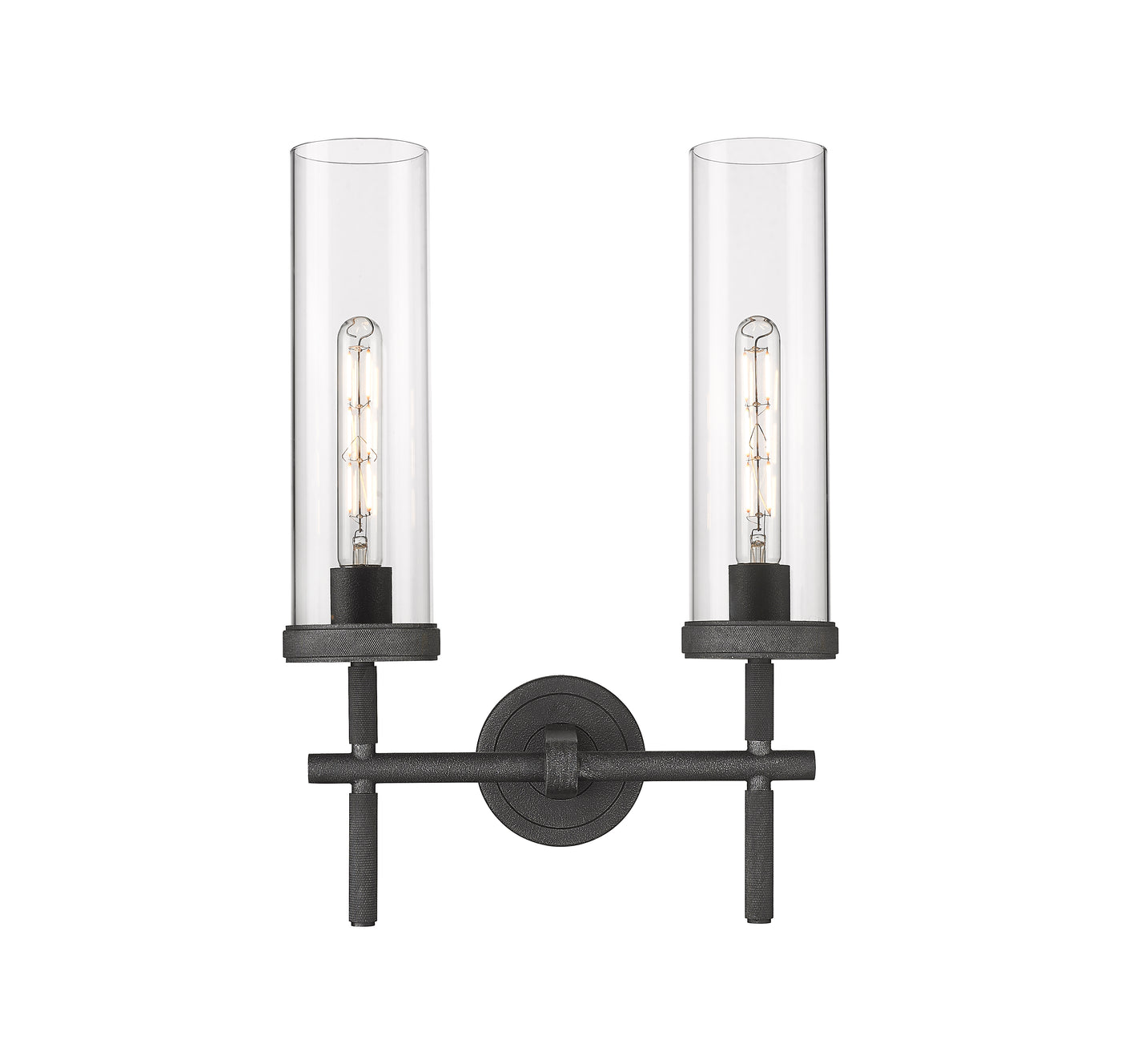 Downtown Urban Sconce Cast Brass Finish