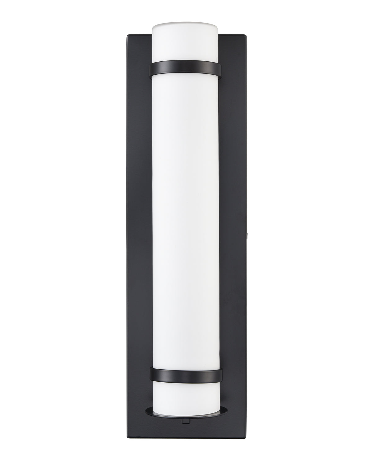 20-inch Powder Coated Black Outdoor Wall Sconce Wet Rated