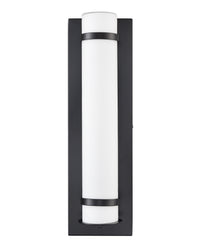 20-inch Powder Coated Black Outdoor Wall Sconce Wet Rated