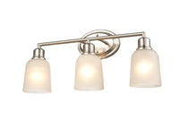 22'' Amberle Brushed Nickel 3 Light Bath Vanity