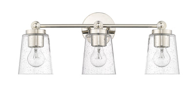 22'' Lauryn Polished Nickel 3 Light Bath Vanity