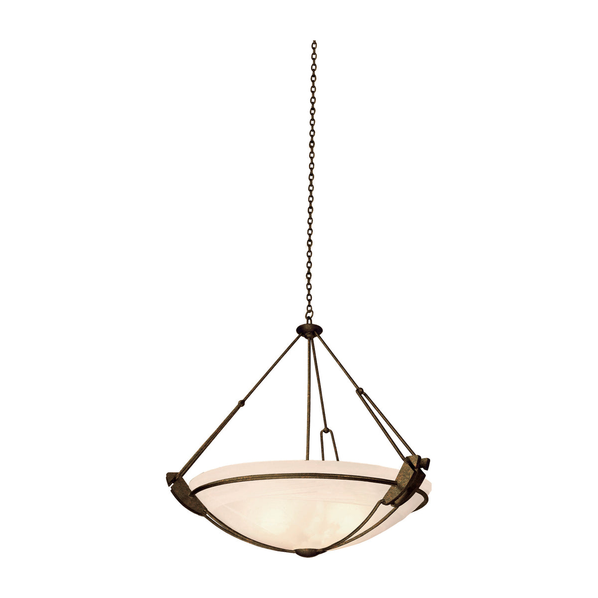 28'' Grande 3 Light Antique Copper Pendant
