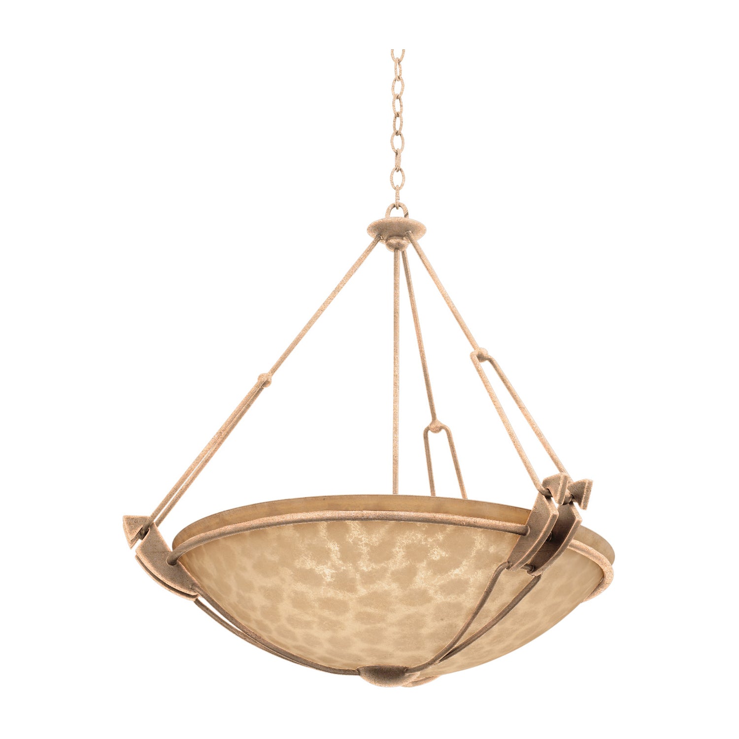 28'' Grande 3 Light Modern Gold Pendant