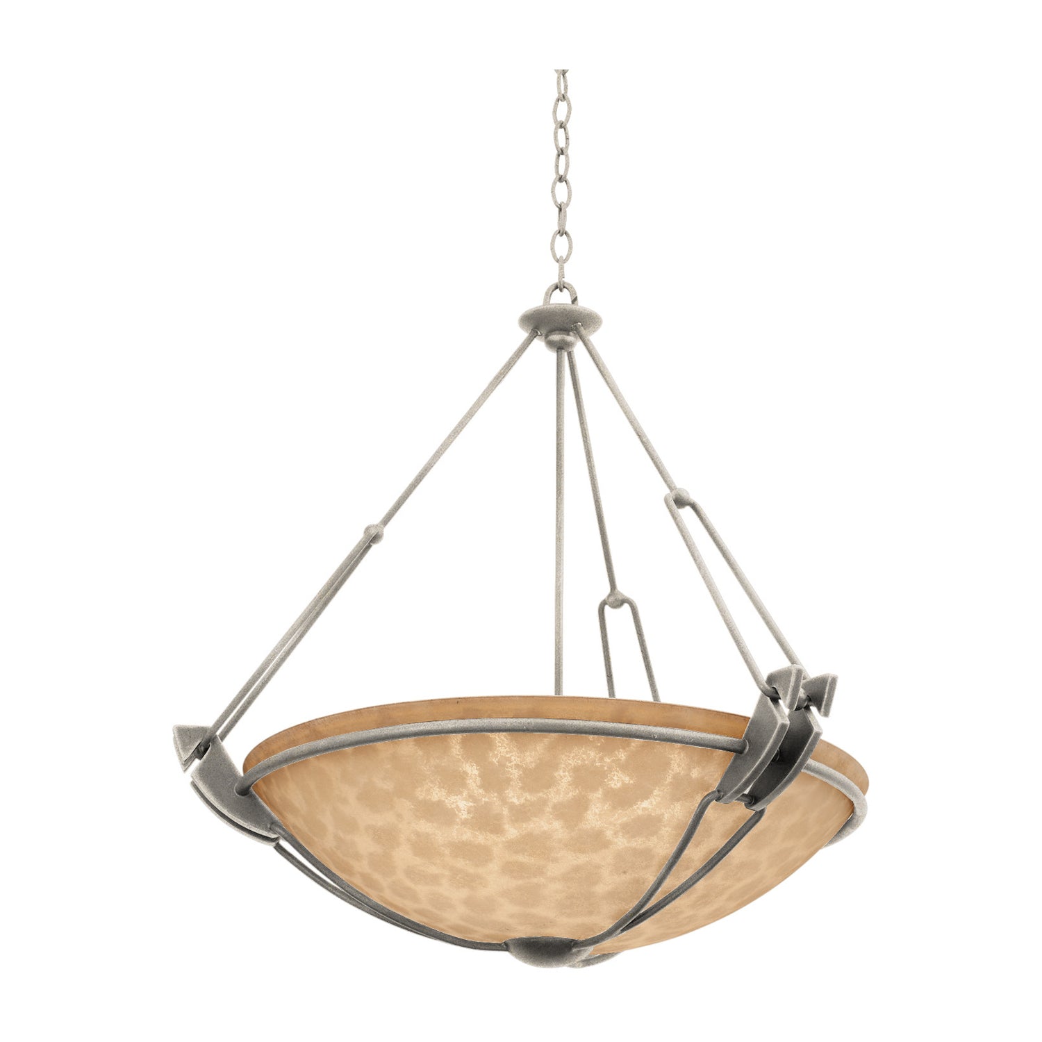 36'' Grande 6 Light French Cream Chandelier