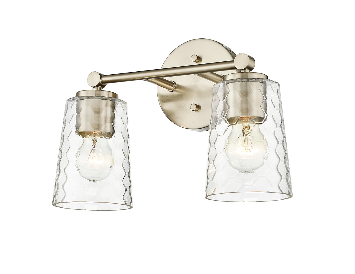 13.5'' Ashli Modern Gold 2 Light Bath Vanity
