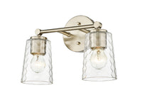 13.5'' Ashli Modern Gold 2 Light Bath Vanity