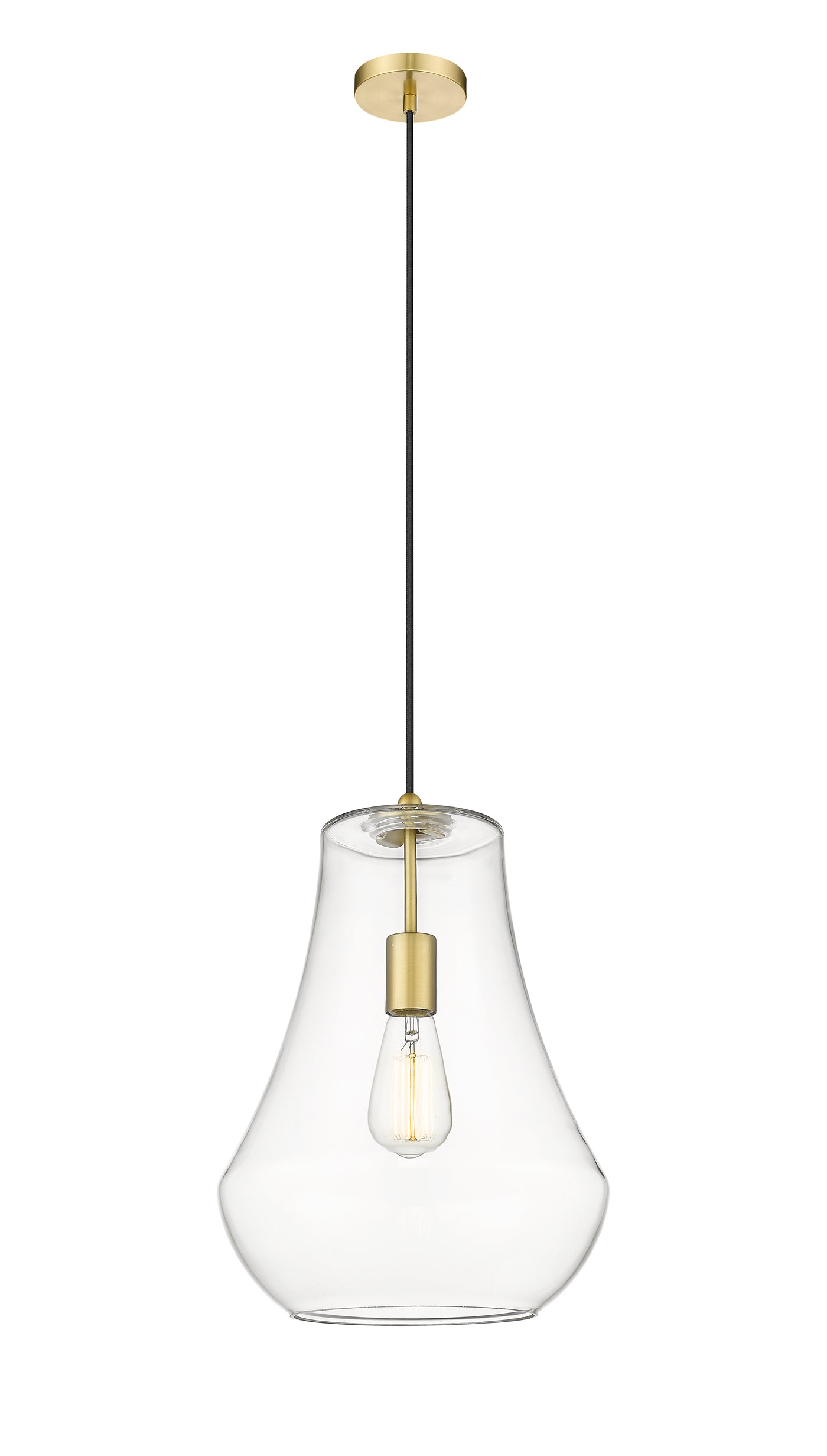 Fairfield Mini Pendant Brushed Brass Finish