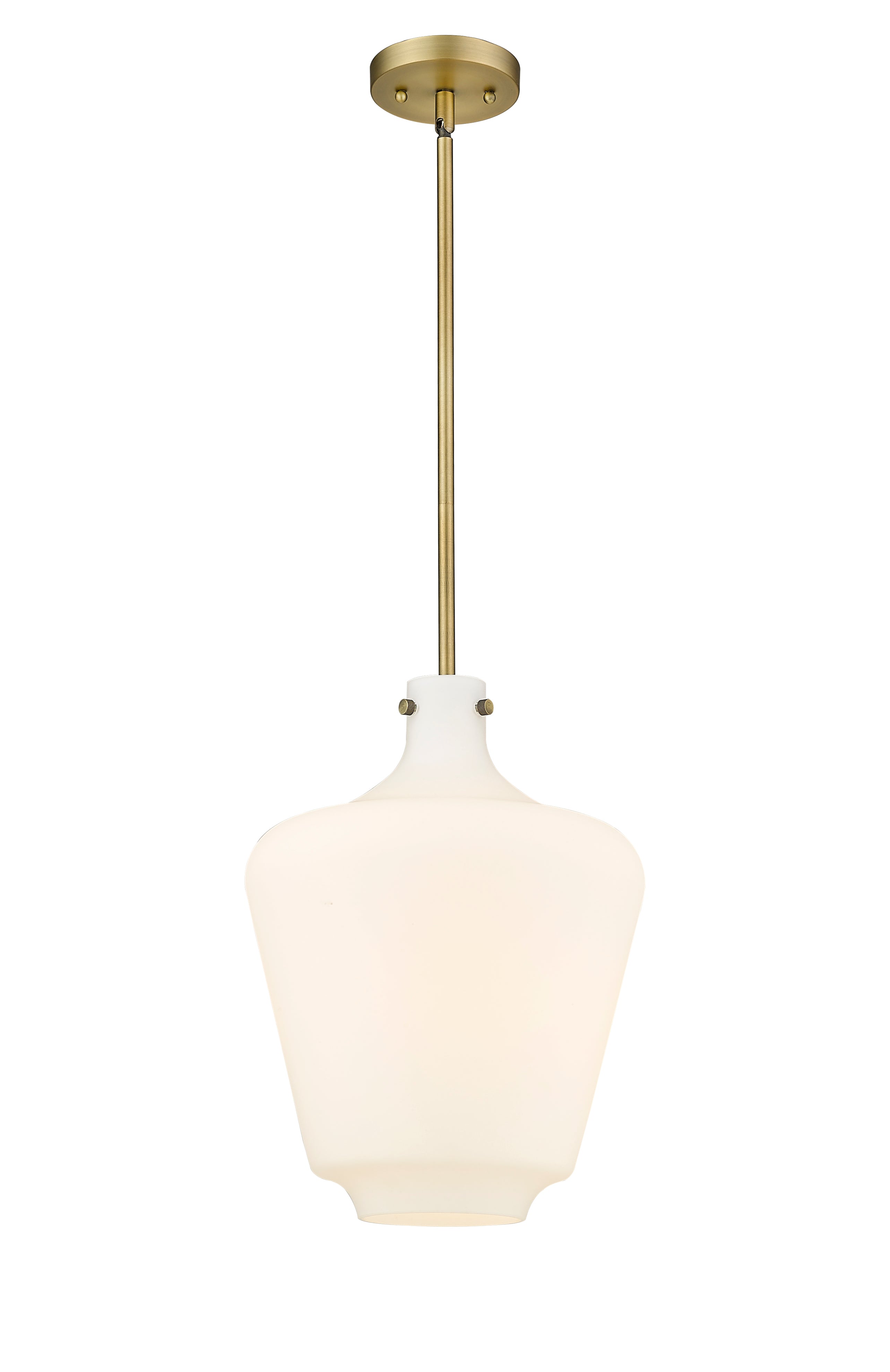 Norwalk Mini Pendant Brushed Brass Cast Steel