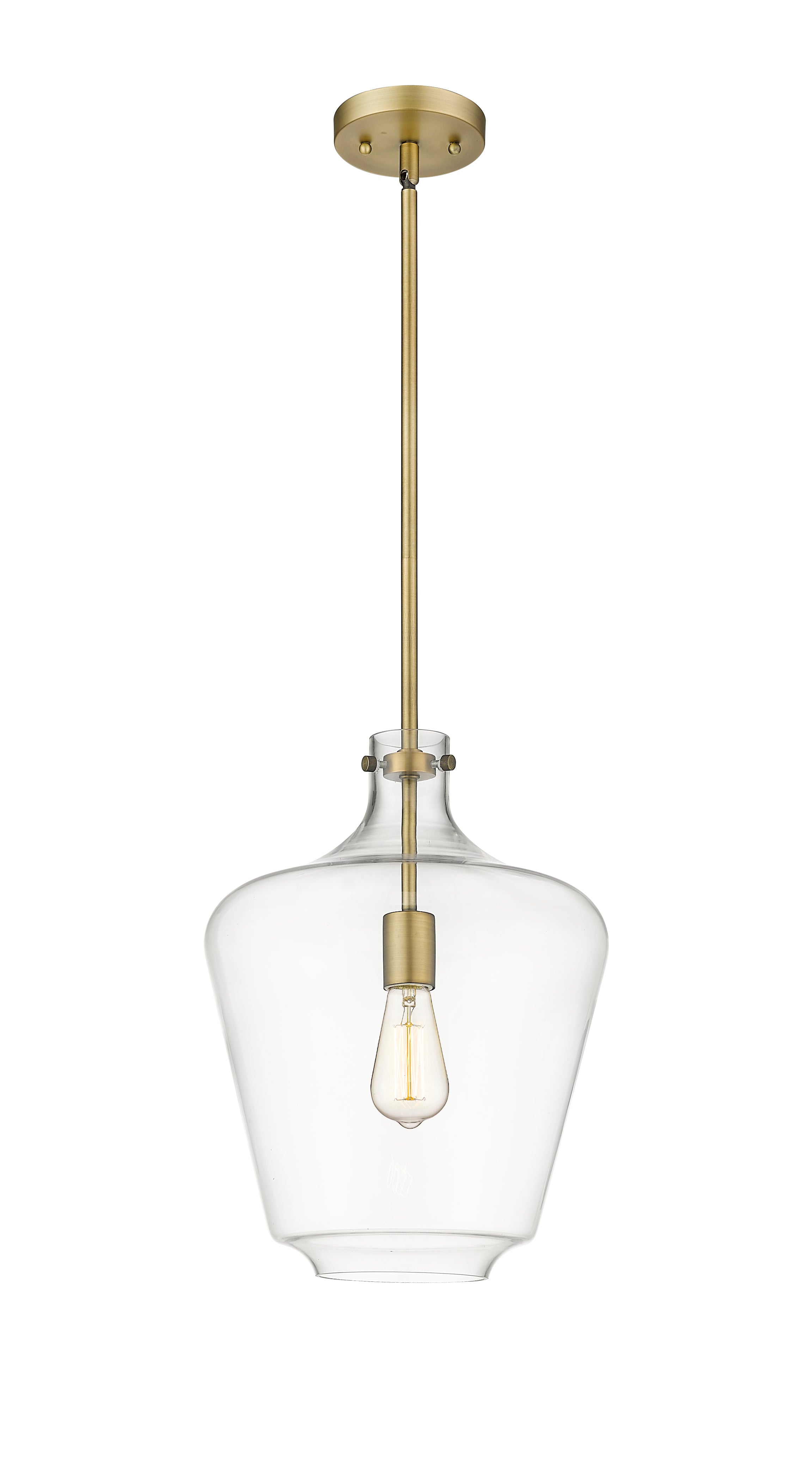 Norwalk Mini Pendant Brushed Brass Dimmable