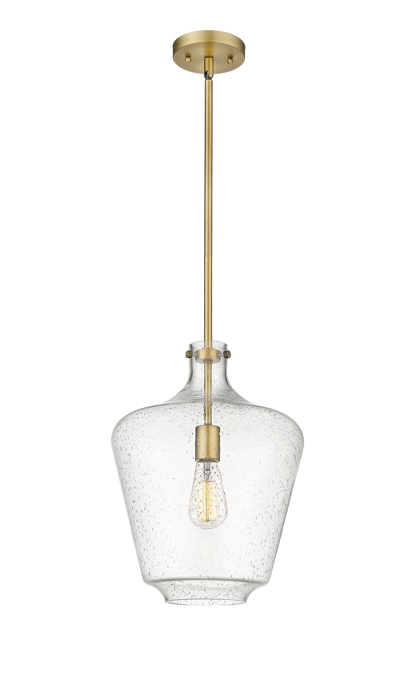 Norwalk Mini Pendant Brushed Brass Dimmable