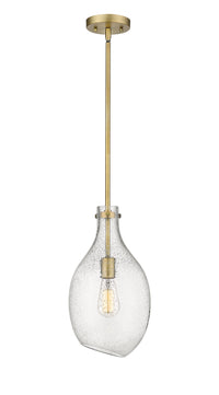Norwalk Mini Pendant Brushed Brass 8.5 Inch