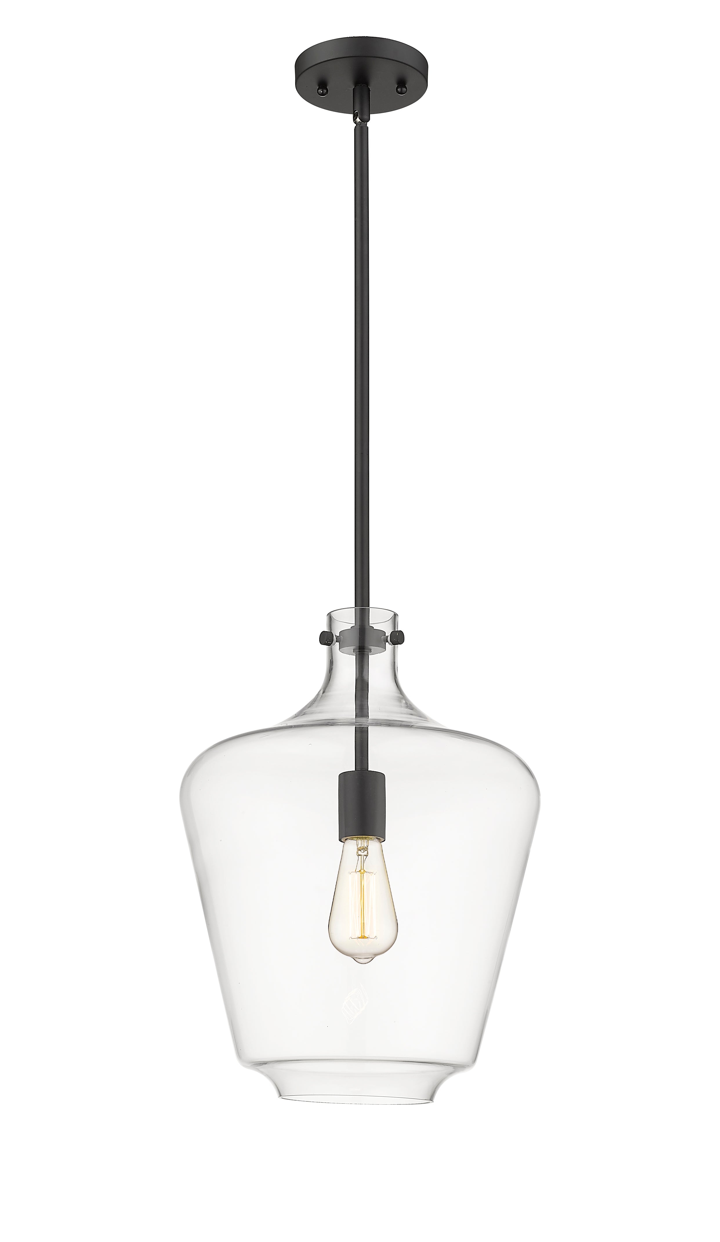 Norwalk Mini Pendant Brushed Brass Cast Steel