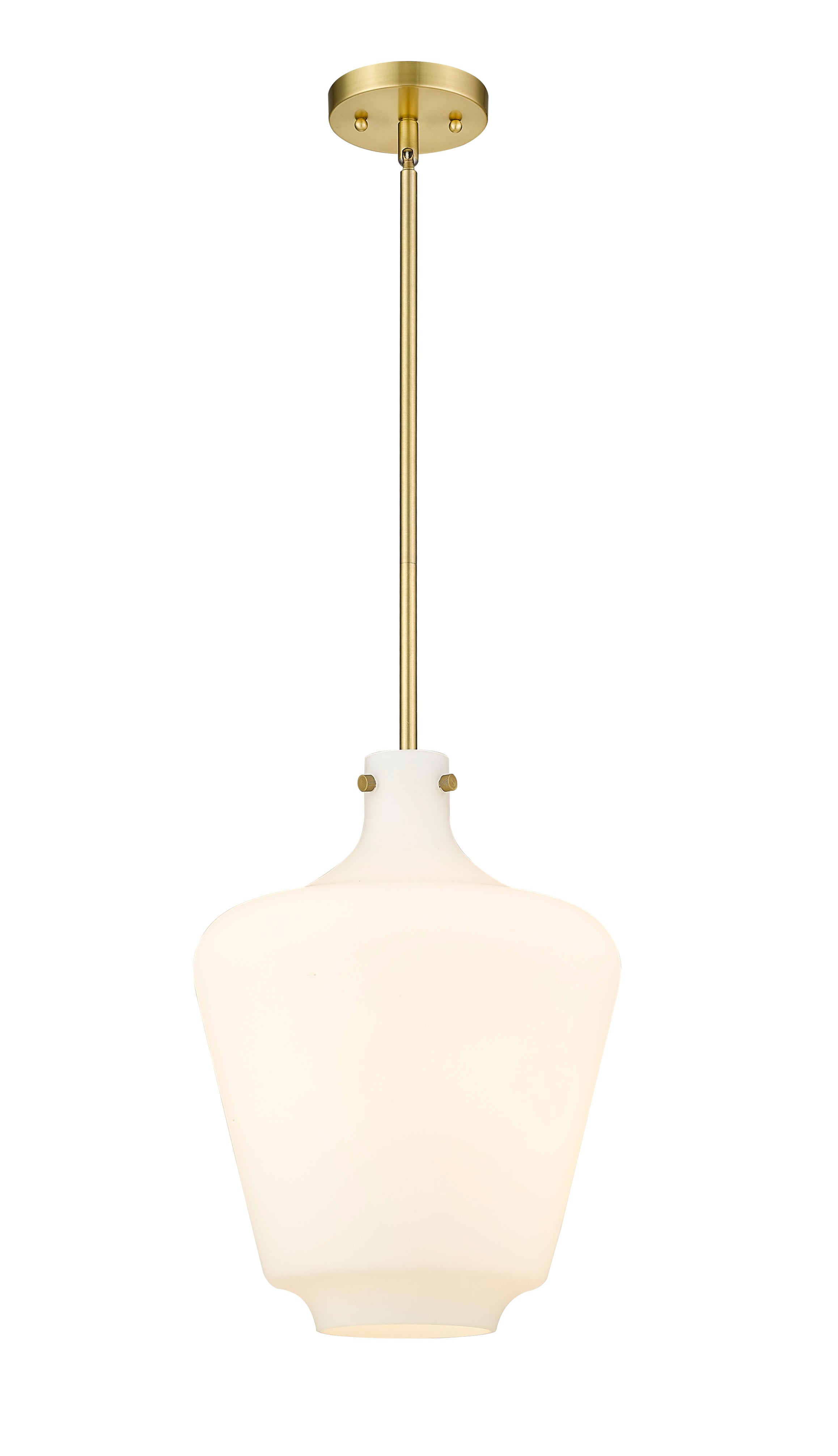 Norwalk Mini Pendant Brushed Brass Cast Steel