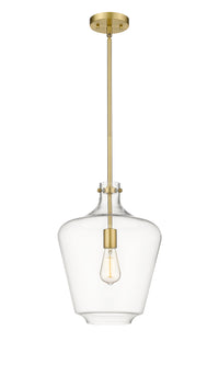 Norwalk Mini Pendant Brushed Brass Cast Steel