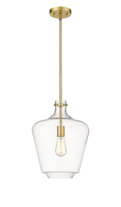 Norwalk Mini Pendant Brushed Brass Cast Steel